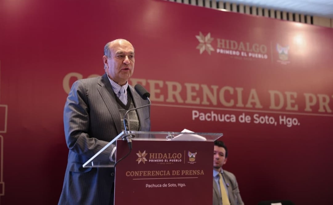 Natividad Castrejón, secretario de Educación de Hidalgo. (23/03/26) Foto: Natividad Castrejón