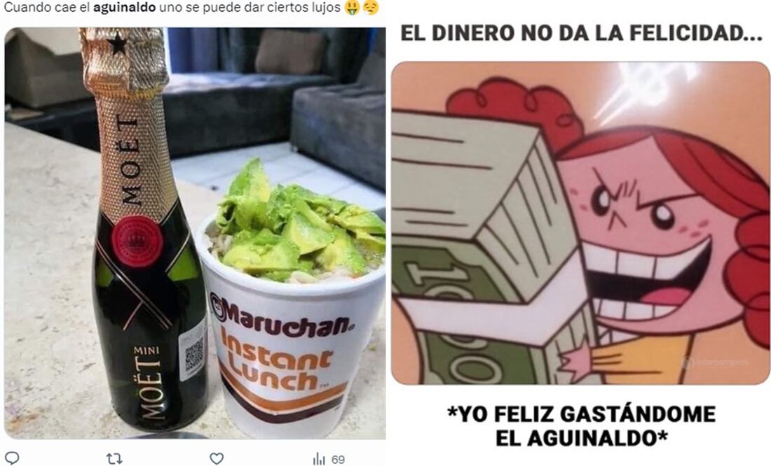 Memes aguinaldo. Foto: Captura de pantalla