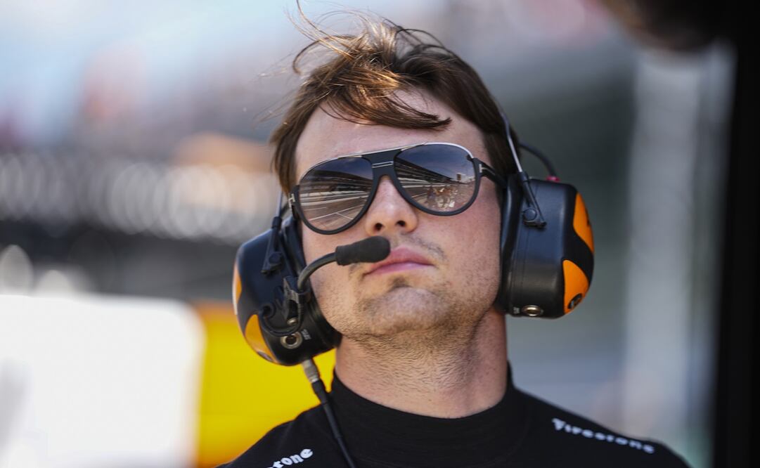 Pato O'Ward en las prácticas de las 500 Millas de Indianápolis - Foto: AP