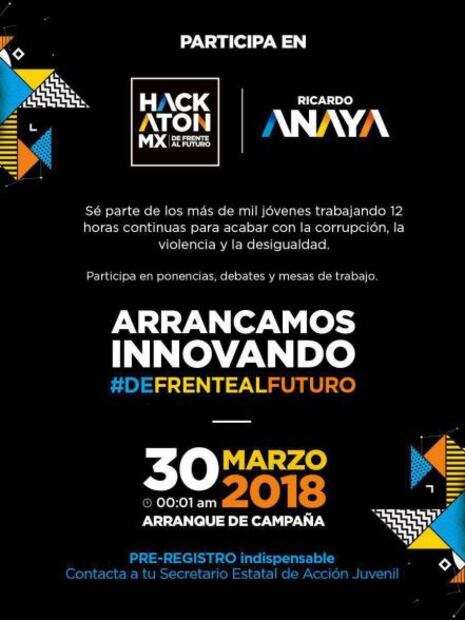 Anaya arrancará campaña en Expo Santa Fe