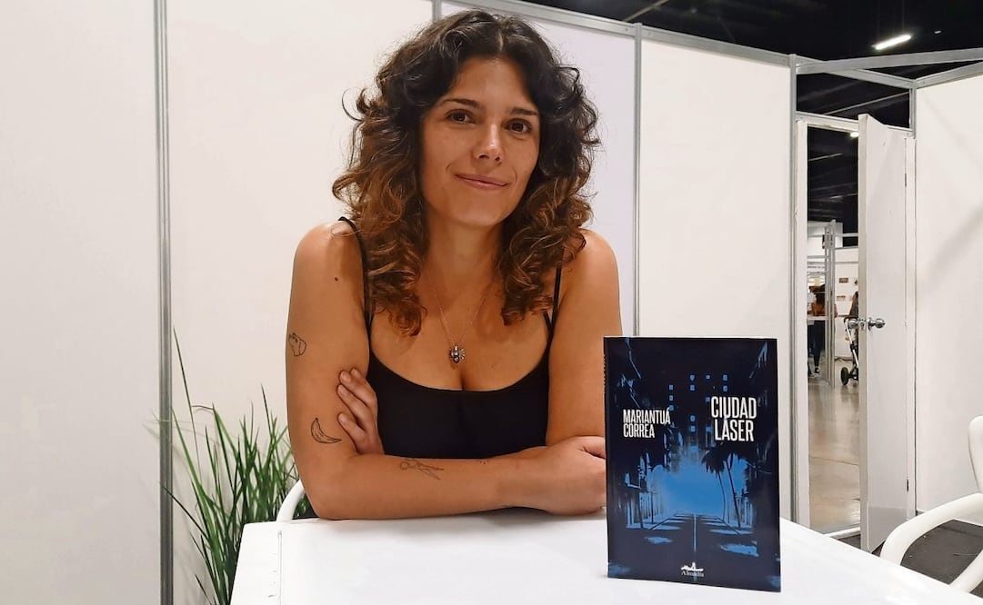 La escritora colombiana Mariantuá Correa, en la Feria Internacional de la Lectura Yucatán 2026. Foto: Frida Juárez Bautista / EL UNIVERSAL