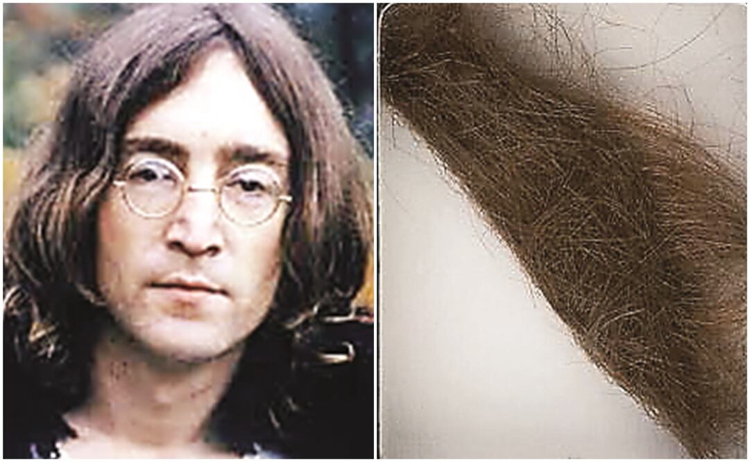 El mechón de John, fallecido en 1981, mide 10 centímetros (AP)