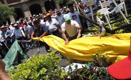 En fotos y videos, así quedó la Corte tras enfrentamiento entre simpatizantes y detractores de los ministros