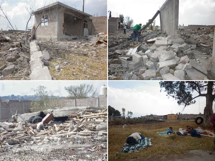 Las familias afectadas estimaron que los daños en sus viviendas oscilan entre los 300 mil y 500 mil pesos (Fotos: Juan Manuel Barrera)