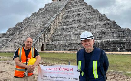 Físicos de México y EU instalan detectores de muones en pirámide maya "El Castillo" en Chichén Itzá; buscan estructuras ocultas