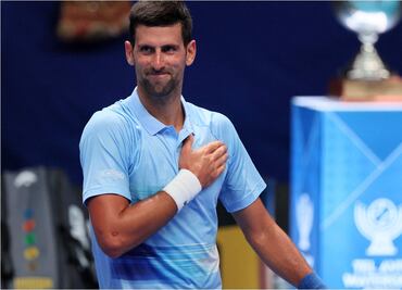 Djokovic vence a Andújar en el ATP 250 de Tel Aviv