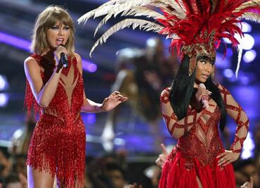 Taylor Swift y Minaj brillan en los MTV