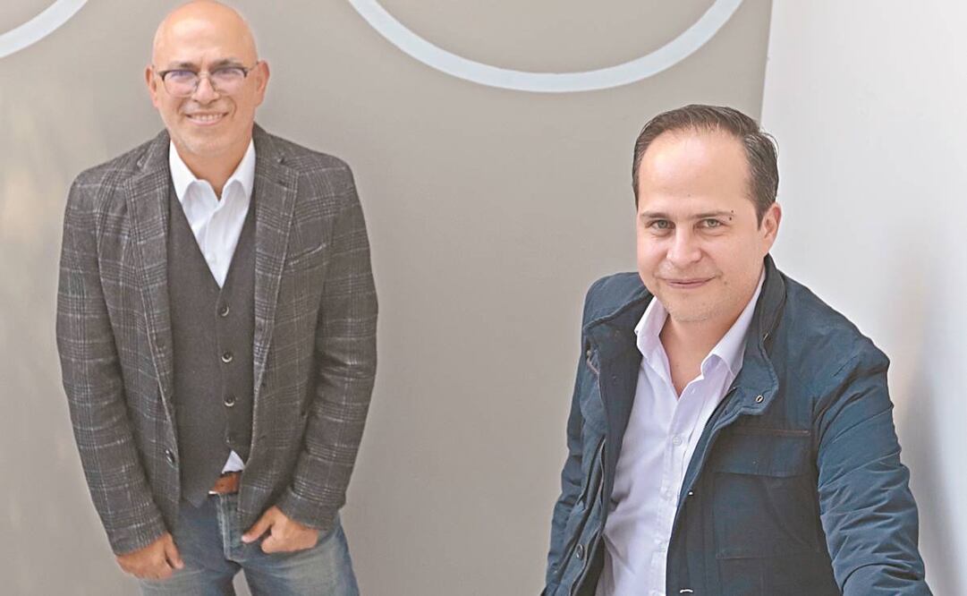 En la foto: Jorge Buendía y Javier Márquez. Fundador y socio de Buendía&Márquez. Foto: Berenice Fregoso. EL UNIVERSAL