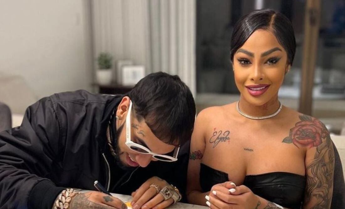 Anuel AA y Yailin La Más Viral. Fuente: Instagram @anuel