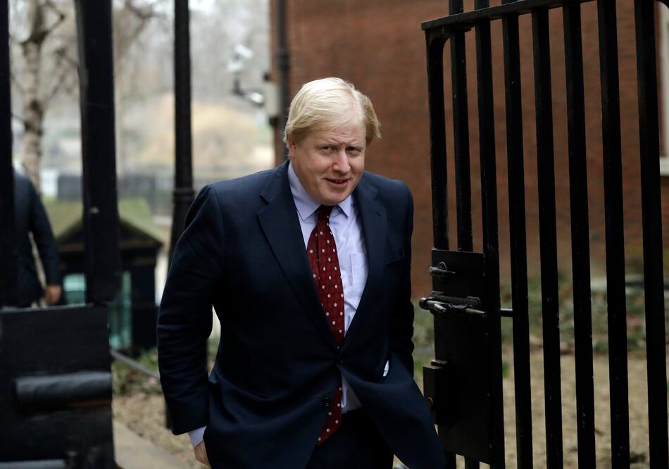 Boris Johnson, secretario británico de Exteriores (Foto: AP)
