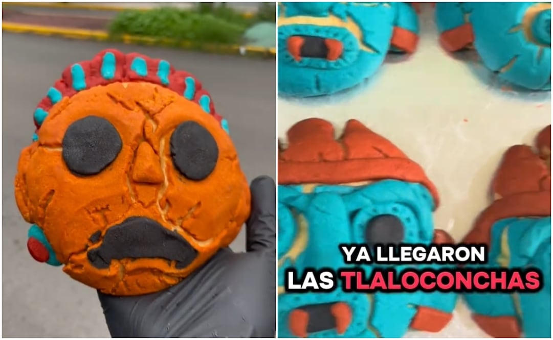 Tlaloconcha y Xochipiliconcha; las conchas mexicanas para calmar la furia de los dioses y detener la lluvia. Fuente: Captura de pantalla en Tiktok (Best cake)