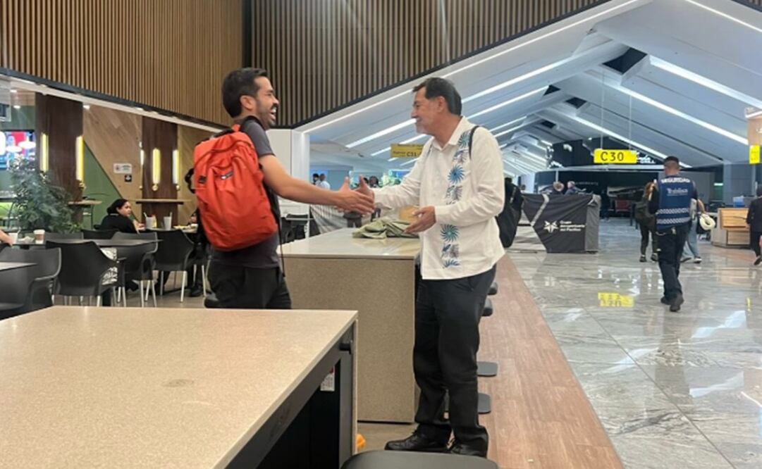 Encuentro entre Jorge Álvarez Máynez y Gerardo Fernández Noroña. Foto: X @RobertoMadrazo_