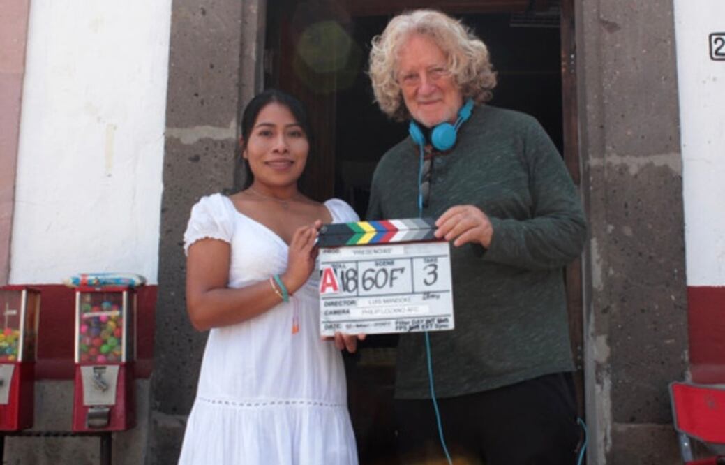 Yalitza Aparicio y Luis Mandoki. Foto: Luis Mandoki