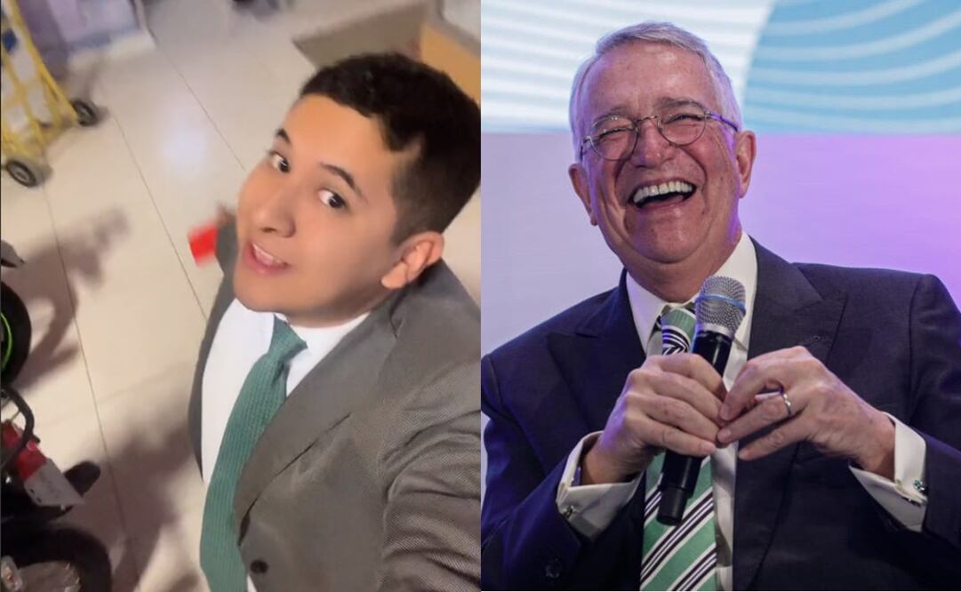 Salinas Pliego busca a empleado viral que pidió rifa decembrina. Foto: Captura de video y archivo / EL UNIVERSAL