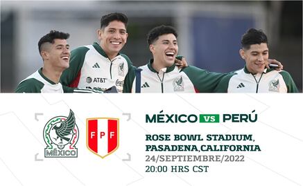 México vs Perú ¿A qué hora y dónde ver el partido en vivo?