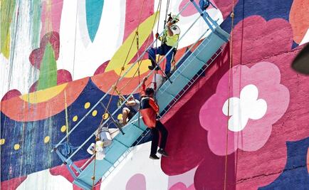 The Beauty Project se saltó permisos para crear mural en Reforma