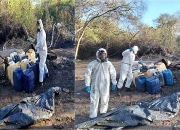 Aseguran precursores químicos y arsenal en operativos en Cosalá y Culiacán