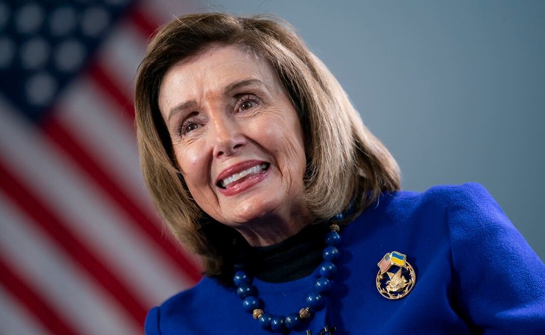 Nancy Pelosi, expresidenta de la Cámara de Representantes, el 19 de abril de 2023. Foto: AP