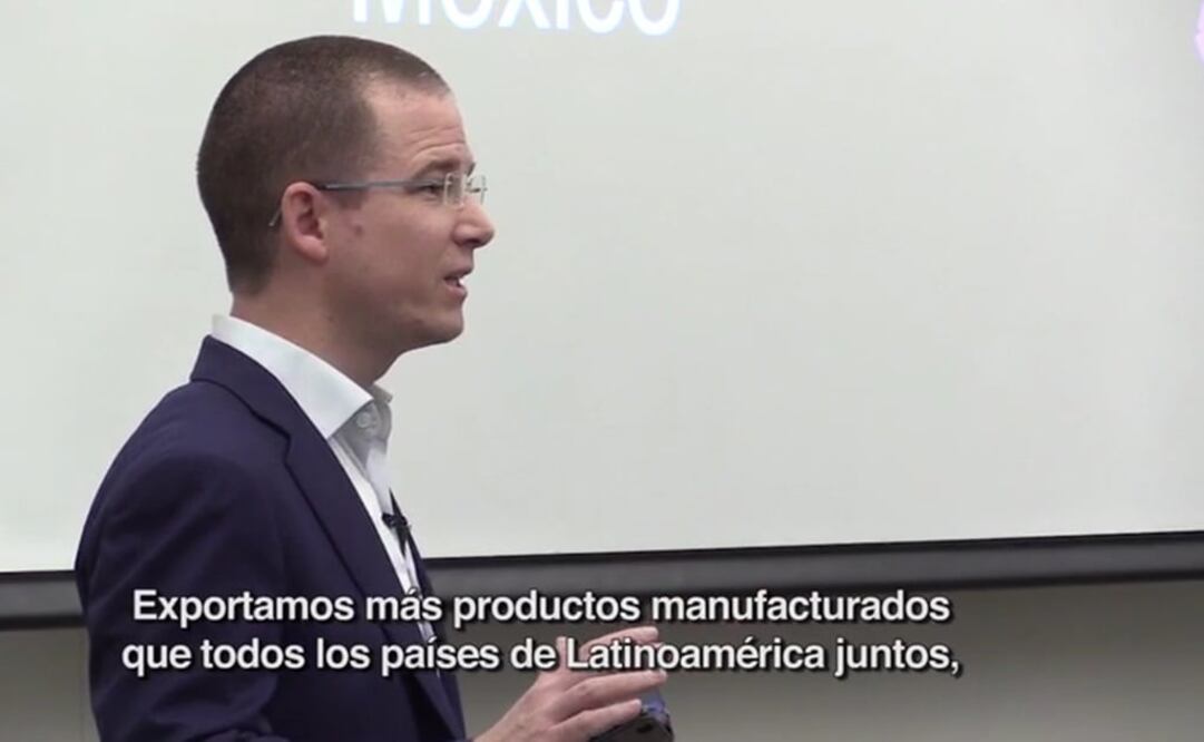 Captura de pantalla del video de la conferencia