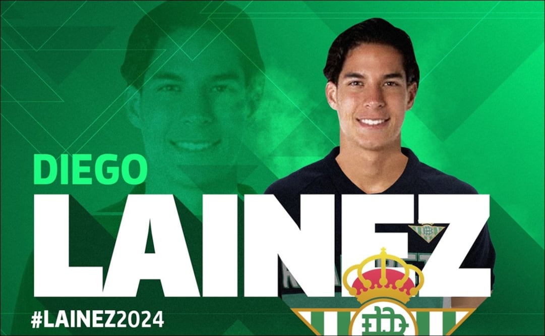 Diego Lainez ya fue presentado en redes sociales. Foto: @RealBetis