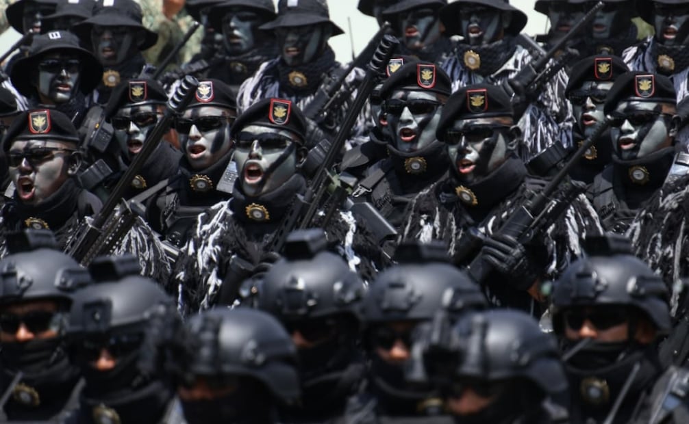 Militares y GN ensayan desfile para conmemorar Independencia de México el 16 de septiembre (09/09/2026). Foto: Karla Guerrero/EL UNIVERSAL