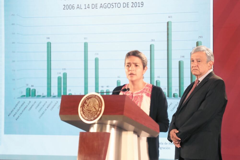 El presidente Andrés Manuel López Obrador aseguró que los trabajos en la búsqueda de personas no dependen “de una compañera”. Foto: archivo/EL UNIVERSAL