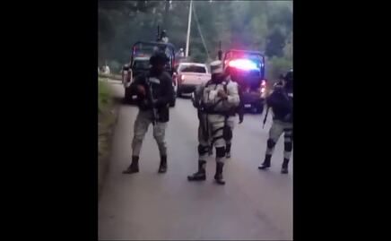 Registran enfrentamiento entre Guardia Nacional y presuntos talamontes en Huitzilac, Morelos
