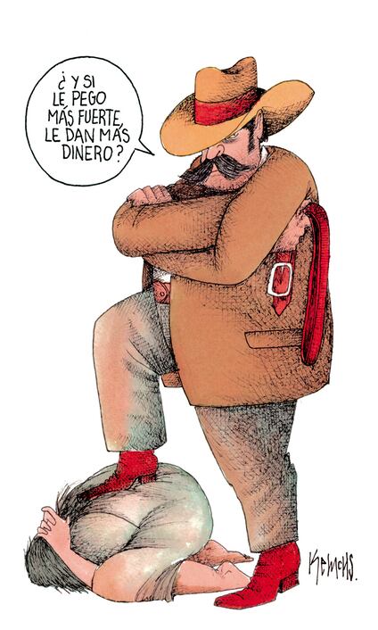 Dinero a mujeres golpeadas