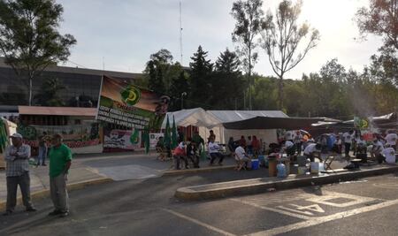 Antorcha Campesina mantendrá plantón en San Lázaro, dice vocero