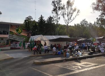 Antorcha Campesina mantendrá plantón en San Lázaro, dice vocero