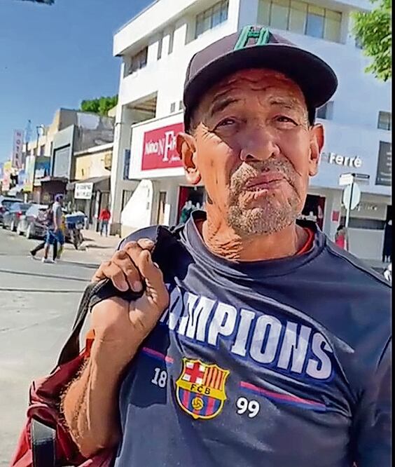 Ernesto Soto conocía de vista a varios empleados de la tienda. Tomada de video