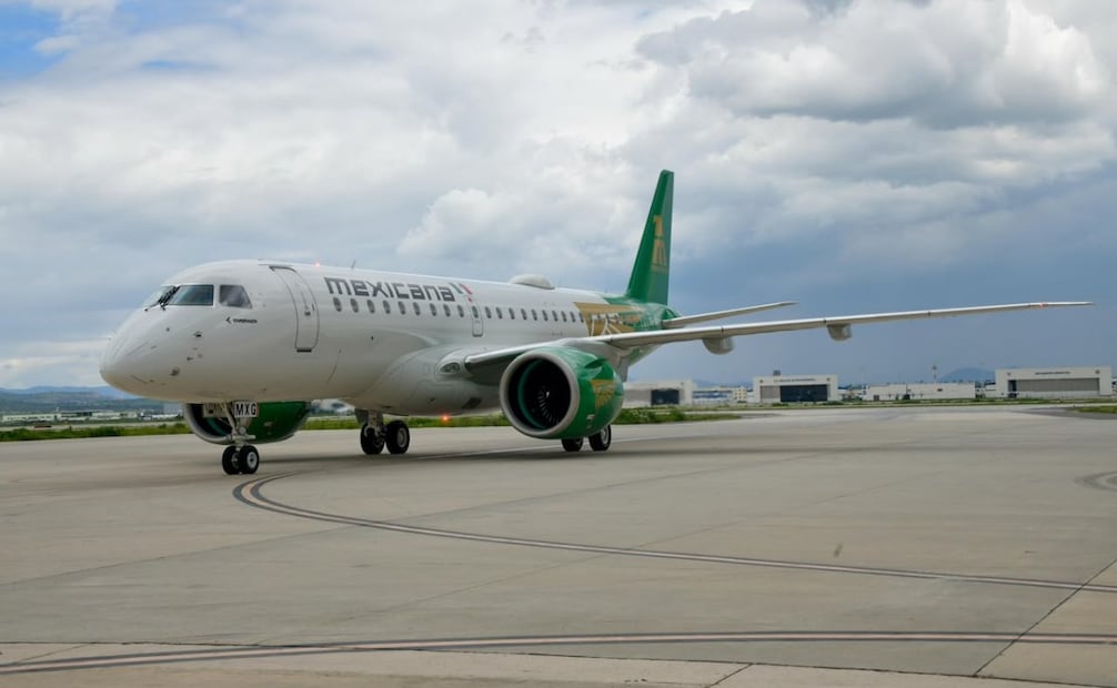 Mexicana recibe su séptimo avión Embraer (24/06/2026). Foto: Especial