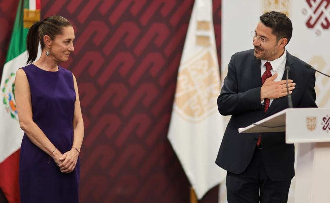 Claudia Sheinbaum y Martí Batres. Foto: Especial