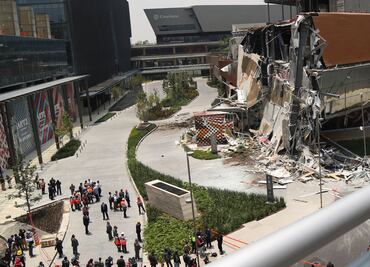 ¿Qué tiendas de moda estaban donde se derrumbó Artz Pedregal?