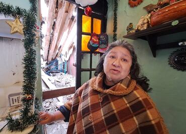 "Protección Civil me dijo que empezáramos a sacar el escombro”, dice abuelita afectada por microsismos en Álvaro Obregón