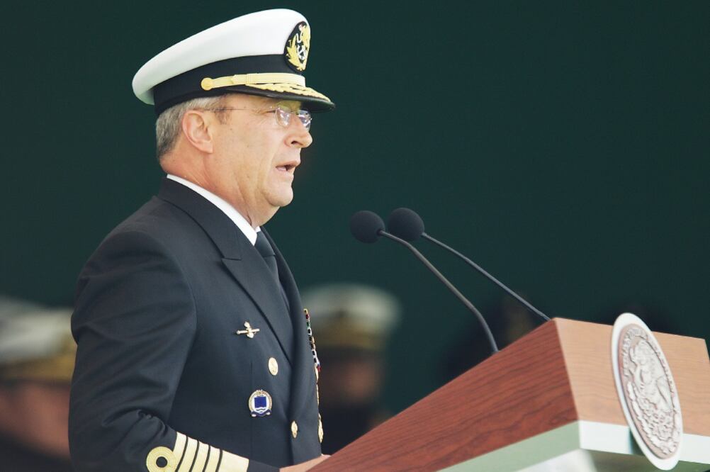 El secretario de Marina, Francisco Soberón, señala que México está llamado a consolidarse como una de las naciones más importantes del mundo. LUIS CORTÉS. EL UNIVERSAL