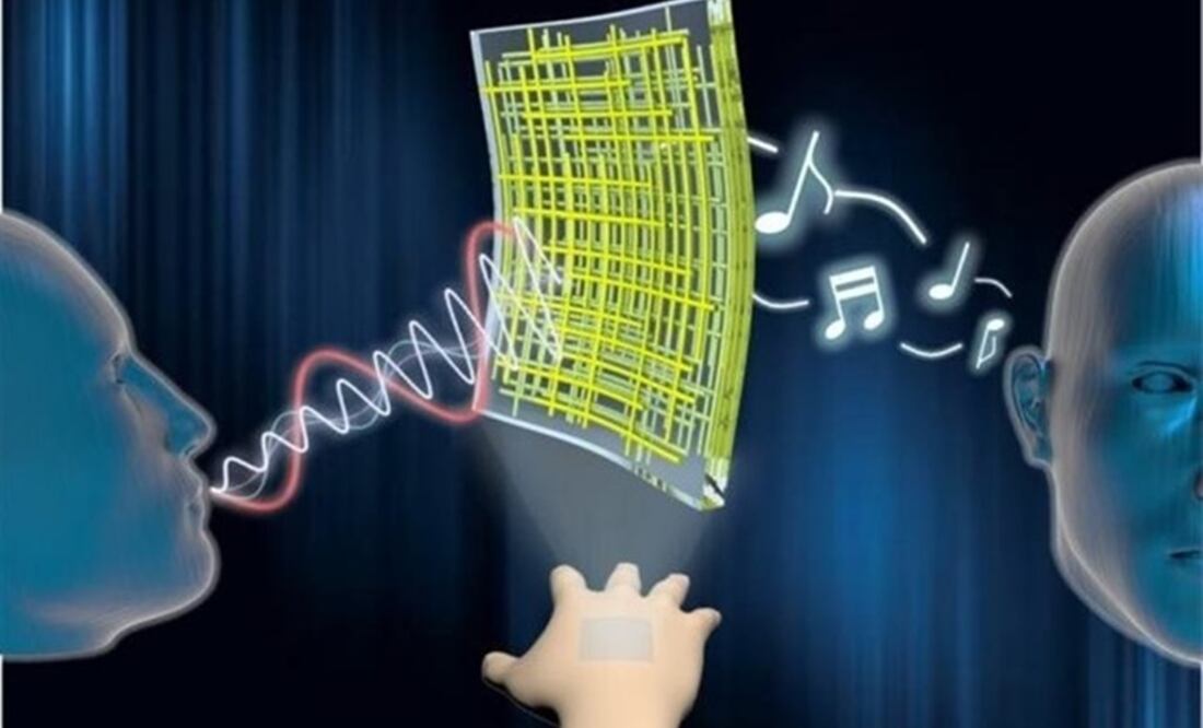 Foto: Nanomembranas son capaces de convertir la piel en altavoz