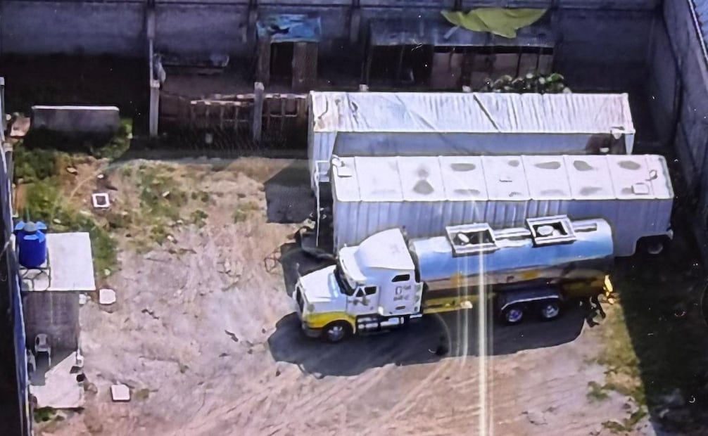 Predio asegurado en Tultepec era operado por célula criminal de Jalisco; comercializaban hidrocarburo clandestinamente.
Foto: Especial.