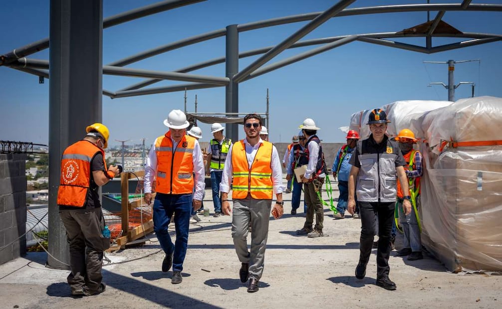 Samuel García supervisa líneas 4 y 6 del Metro de Monterrey; obras registran avance de 80 por ciento.
Foto: Especial.