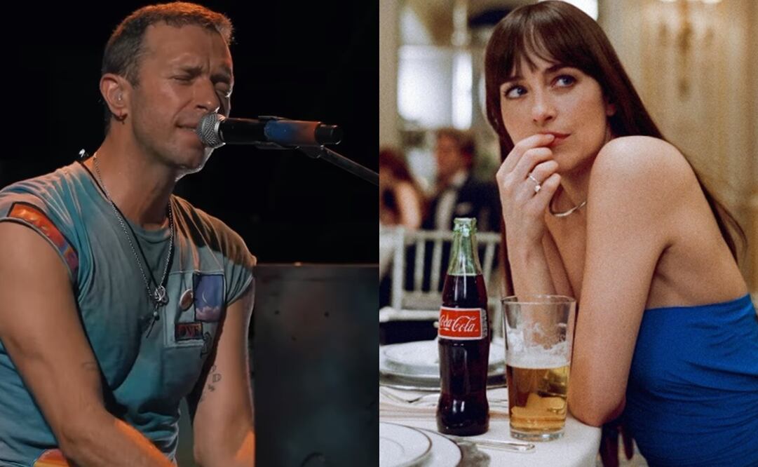 Chris Martin y Dakota Johnson mantuvieron una relación intermitente por 8 años. Foto: Instagram oficial/IMDb.