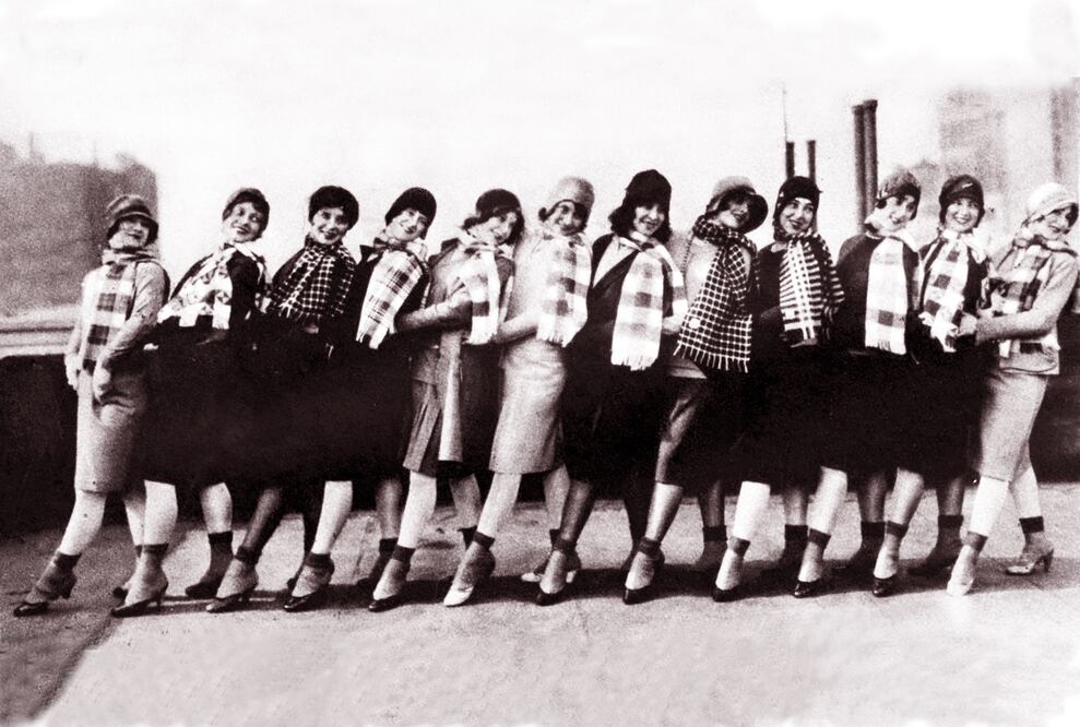 Cuando la mujer empezó a mostrar la pantorrilla