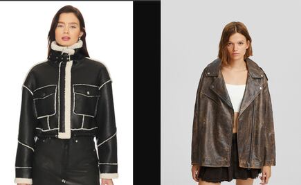 5 chamarras efecto piel para recibir el otoño