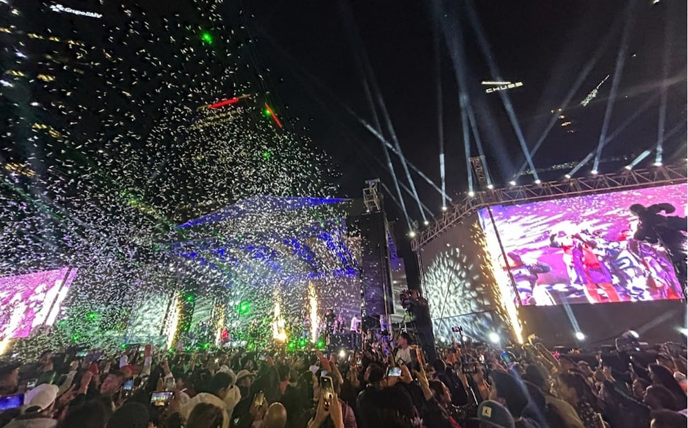 La Ciudad de México recibe al Nuevo Año 2025 con Polymarchs. Foto: Berenice Fregoso/EL UNIVERSAL