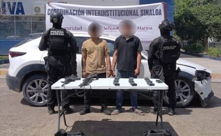 En tres operativos, caen siete civiles con equipo táctico y vehículos robados en Sinaloa; 4 menores de edad, entre los detenidos   