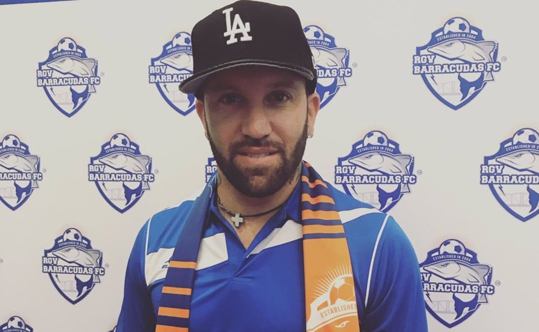 Twitter @BarracudasFC. Vuoso en la presentación del equipo Barracudas FC