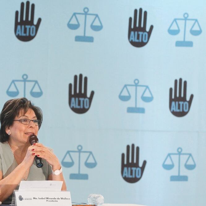 Isabel Miranda de Wallace, presidenta de Alto al Secuestro, urgió a la creación de un plan nacional contra este delito, toda vez que actualmente se carece de una estrategia para enfrentarlo. MARIO GUZMÁN. EFE