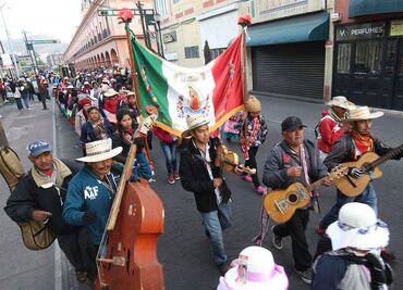 Peregrinan de Toluca a la Basílica de Guadalupe
