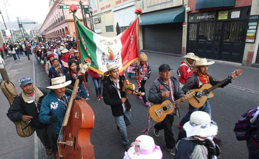 Se prevé que este martes, los peregrinos lleguen a la Parroquia de San Pedro Cuajimalpa. Foto: Jorge Alvarado / EL UNIVERSAL