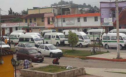 Transportistas realizan bloqueos en San Cristóbal de las Casas