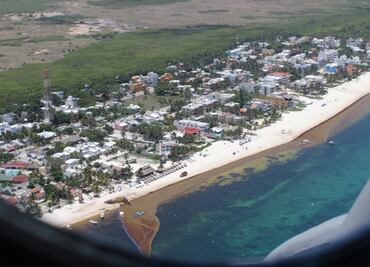 Recolecta Semar 38 mil toneladas de sargazo en las principales playas del caribe mexicano